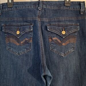 Nine West Dark Blue Boot Cut Jeans